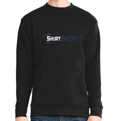 ShirtSpot - Unisex Long Sleeve Crew with Pocket Thumbnail
